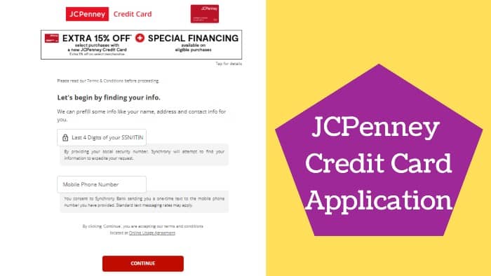 JCPenney-Credit-Card-Application